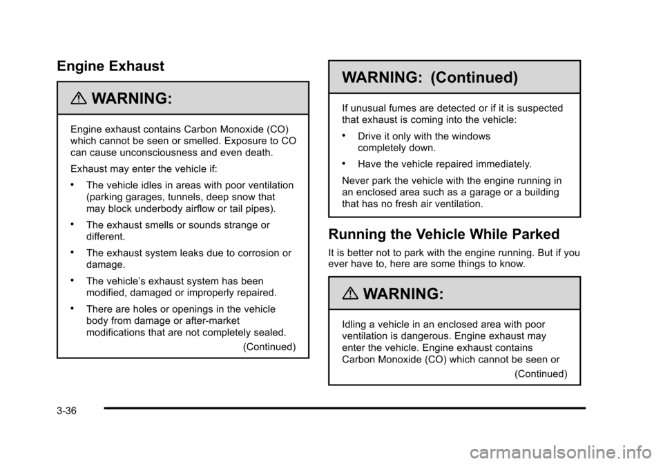 CADILLAC STS 2010 1.G Owners Manual 