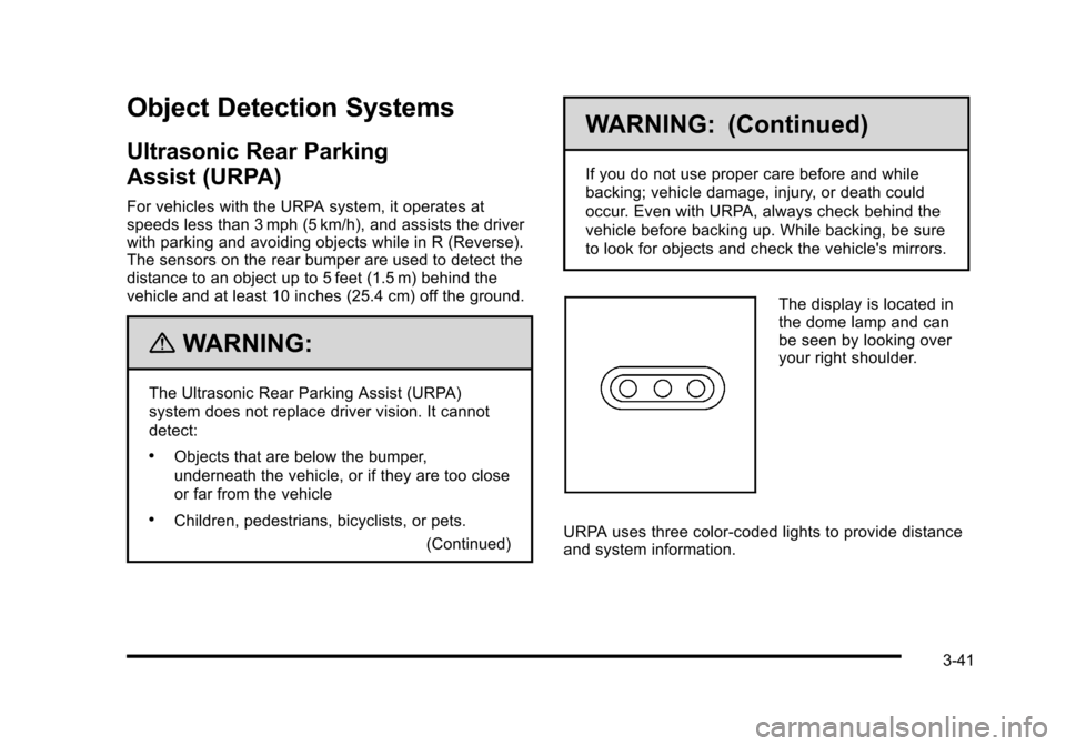 CADILLAC STS 2010 1.G Owners Manual 