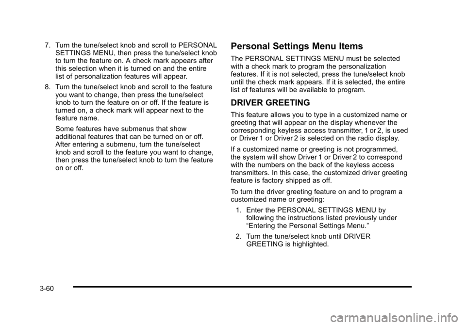 CADILLAC STS 2010 1.G Owners Manual 