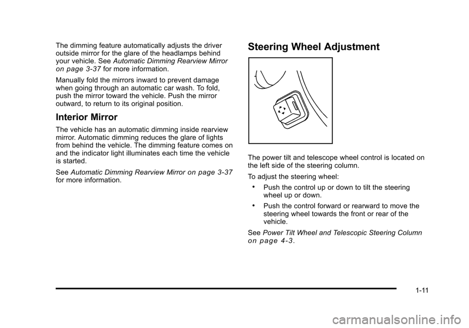 CADILLAC STS 2010 1.G Owners Manual 