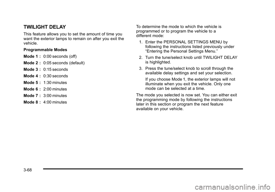 CADILLAC STS 2010 1.G Owners Manual 