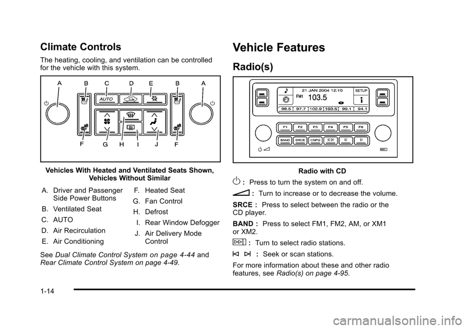 CADILLAC STS 2010 1.G Owners Manual 