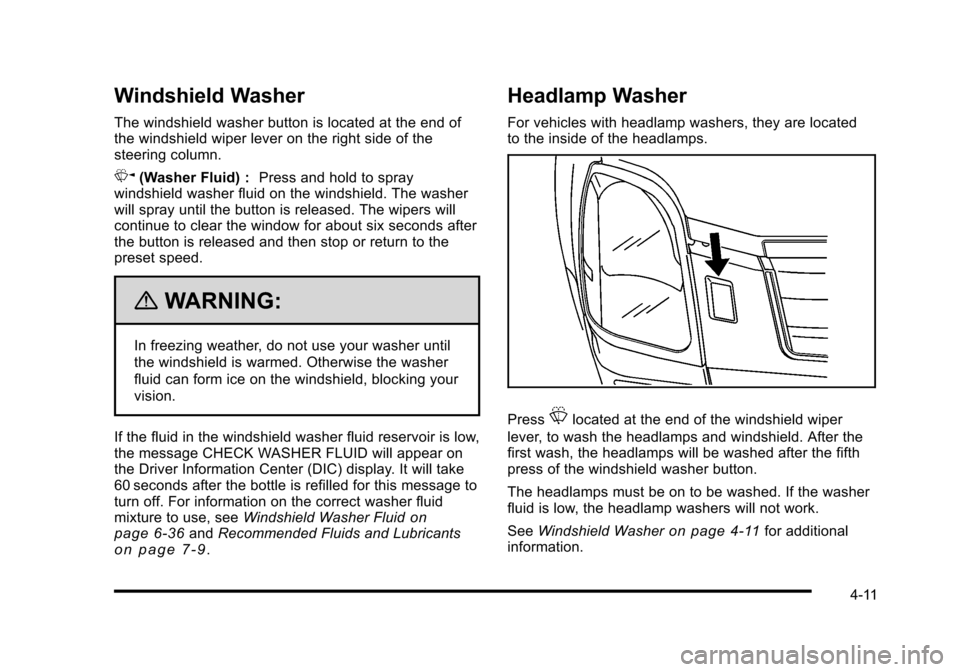 CADILLAC STS 2010 1.G Owners Manual 