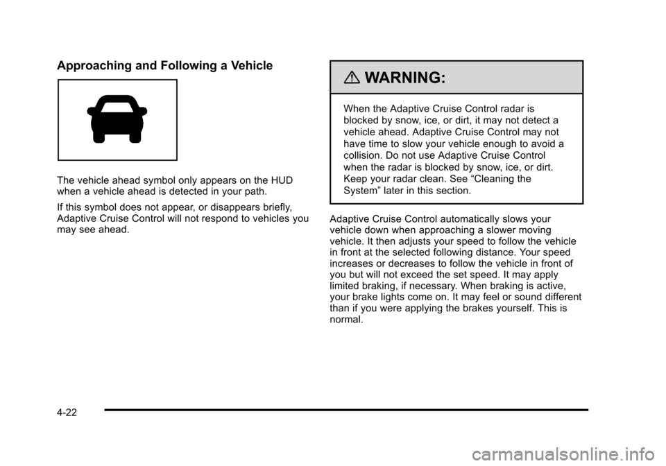 CADILLAC STS 2010 1.G Owners Manual 