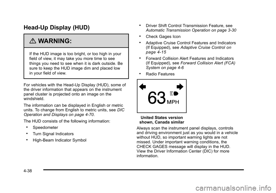 CADILLAC STS 2010 1.G Owners Manual 