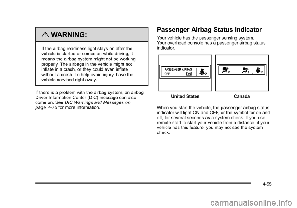 CADILLAC STS 2010 1.G Owners Manual 