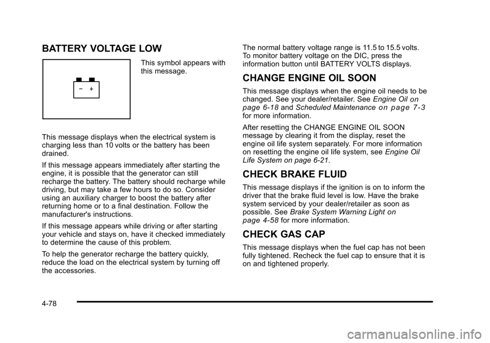 CADILLAC STS 2010 1.G Owners Manual 