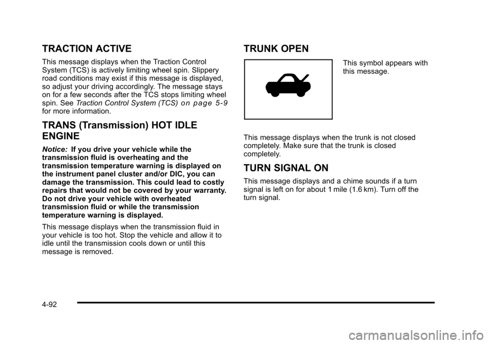 CADILLAC STS 2010 1.G Owners Manual 