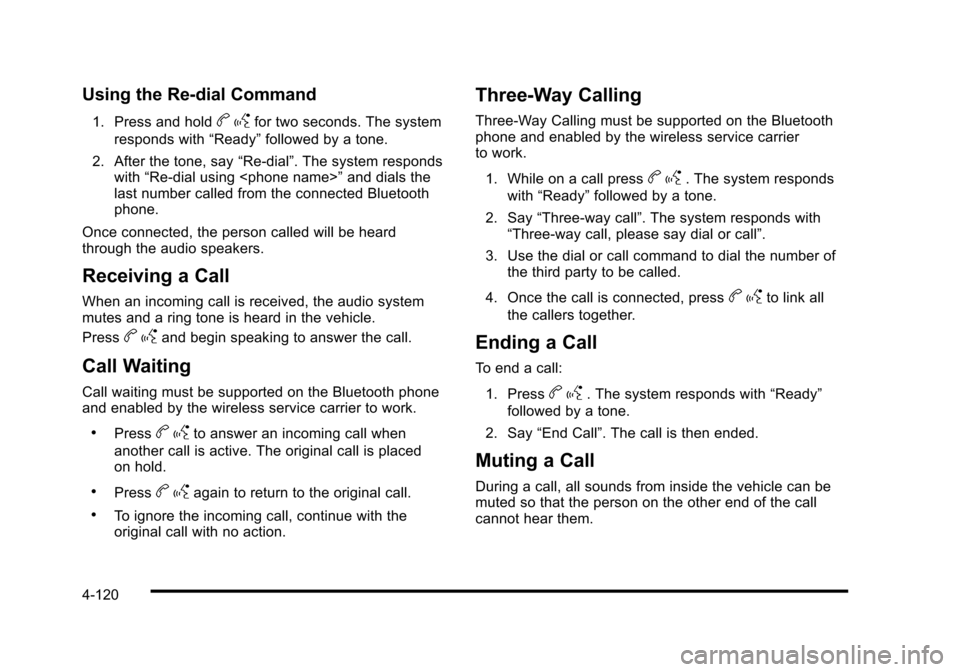 CADILLAC STS 2010 1.G Owners Manual 