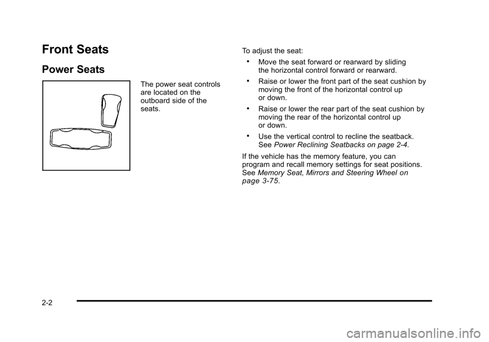 CADILLAC STS 2010 1.G Owners Manual 