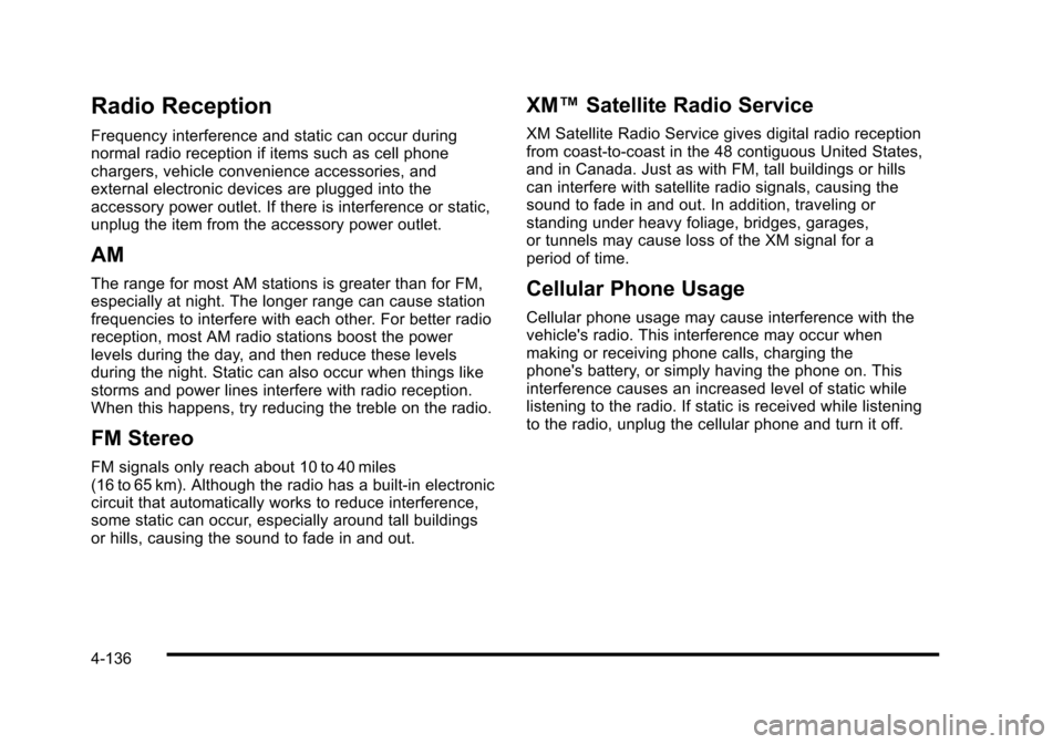CADILLAC STS 2010 1.G Owners Manual 