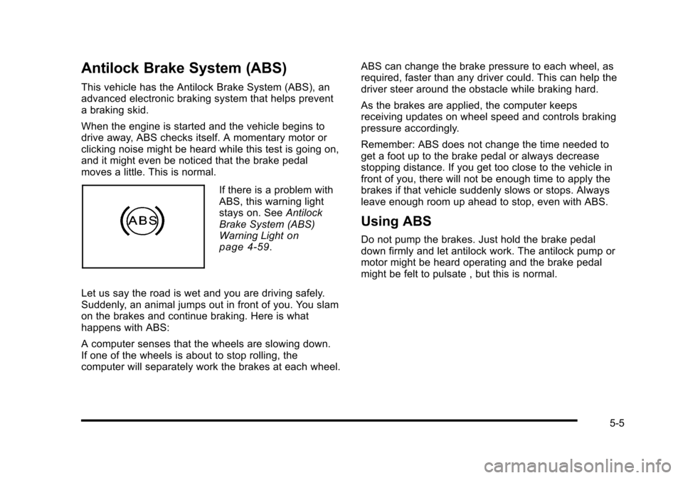 CADILLAC STS 2010 1.G Owners Manual 
