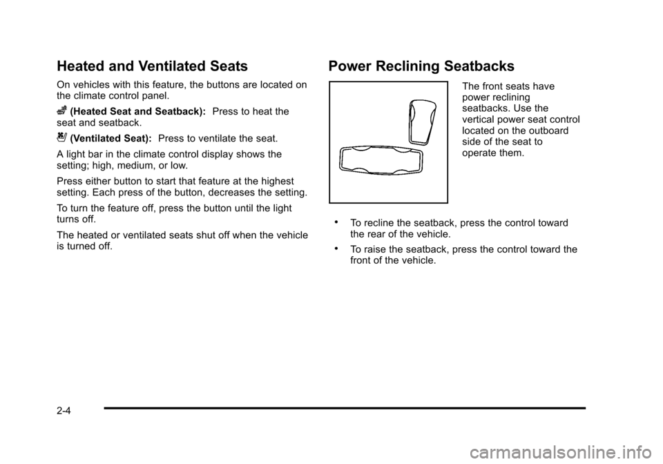 CADILLAC STS 2010 1.G Owners Manual 