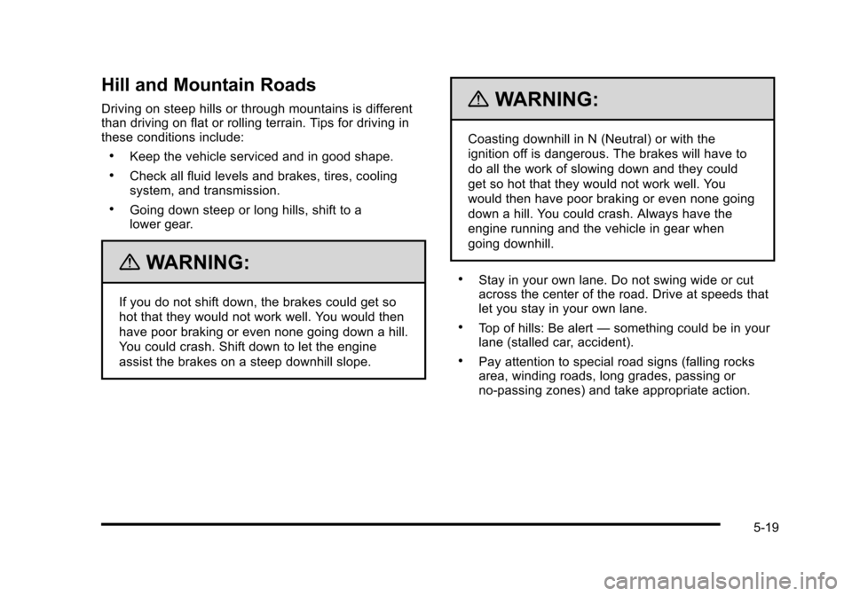 CADILLAC STS 2010 1.G Owners Manual 