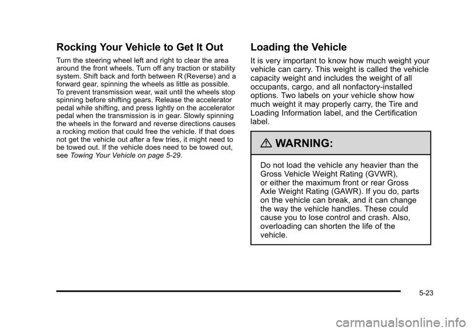 CADILLAC STS 2010 1.G Owners Manual 