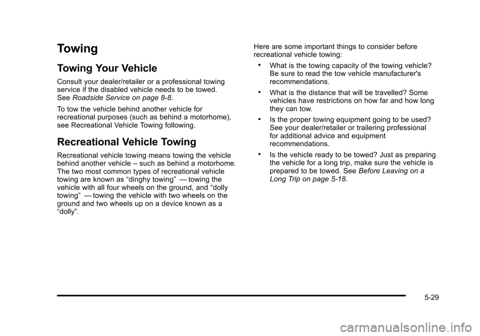CADILLAC STS 2010 1.G Owners Manual 