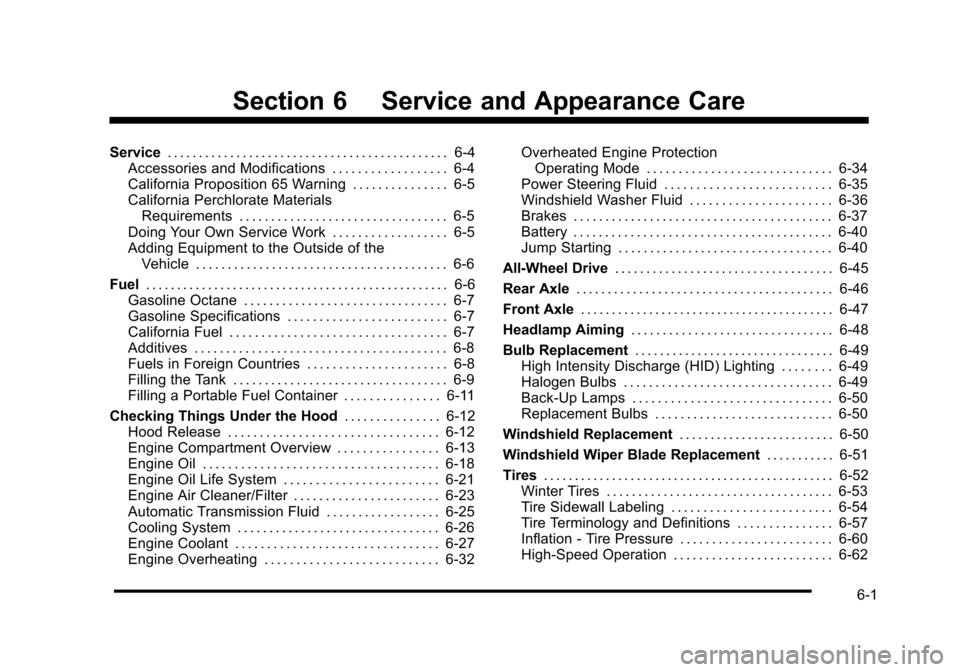 CADILLAC STS 2010 1.G Owners Manual 