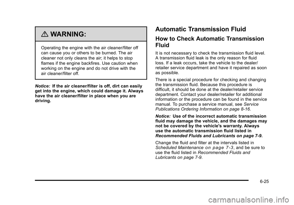 CADILLAC STS 2010 1.G Owners Manual 
