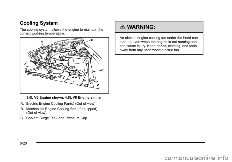 CADILLAC STS 2010 1.G Owners Manual 