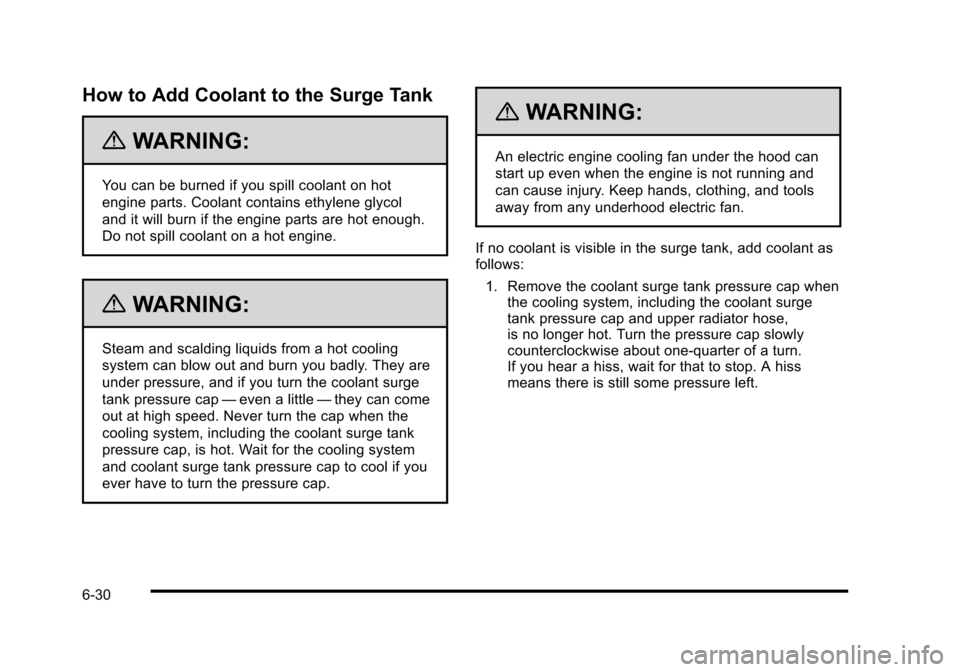 CADILLAC STS 2010 1.G Owners Manual 