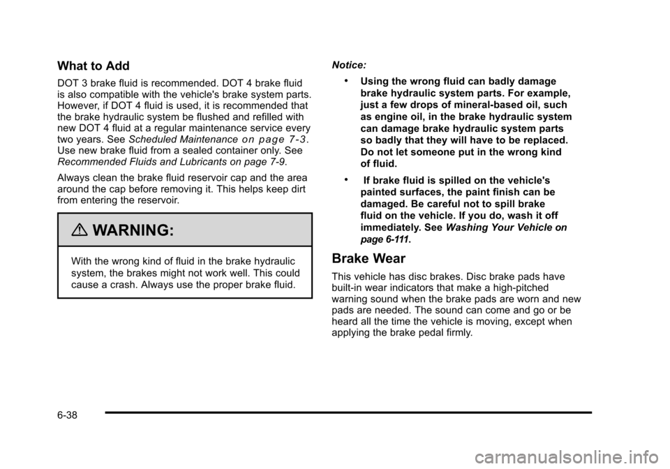 CADILLAC STS 2010 1.G Owners Manual 