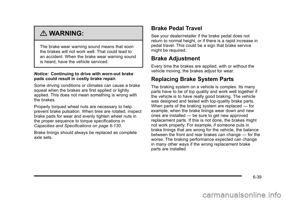 CADILLAC STS 2010 1.G Owners Manual 