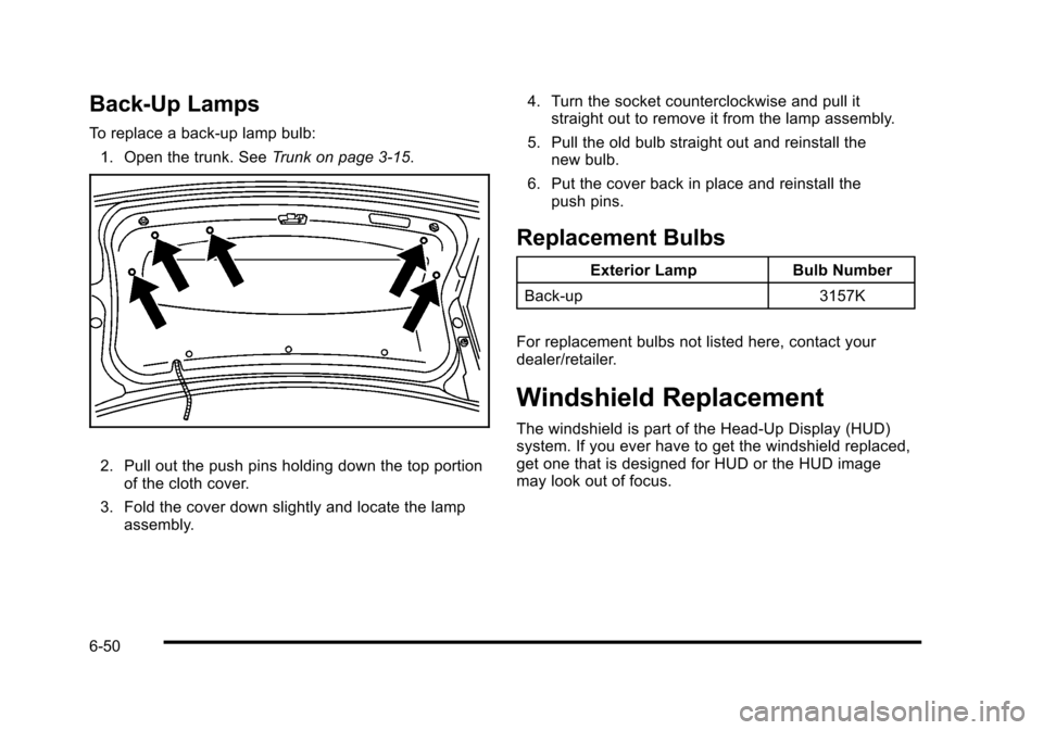 CADILLAC STS 2010 1.G Owners Manual 