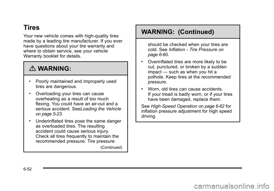 CADILLAC STS 2010 1.G Owners Manual 