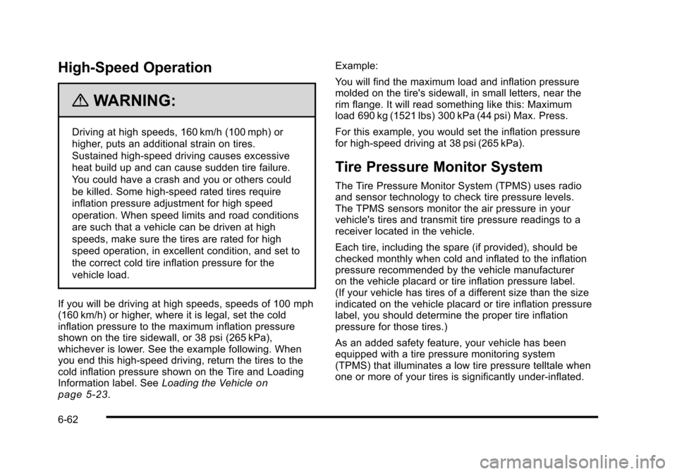 CADILLAC STS 2010 1.G Owners Manual 