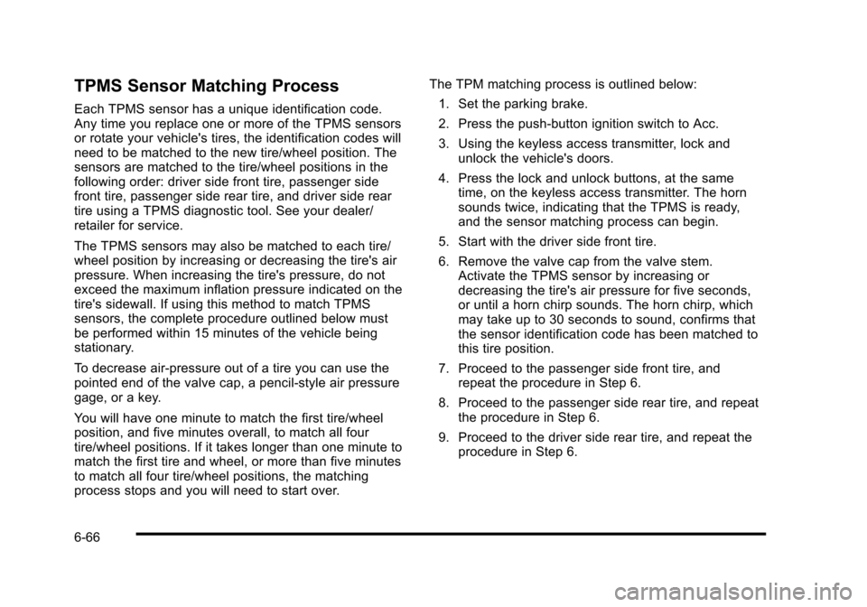 CADILLAC STS 2010 1.G Owners Manual 