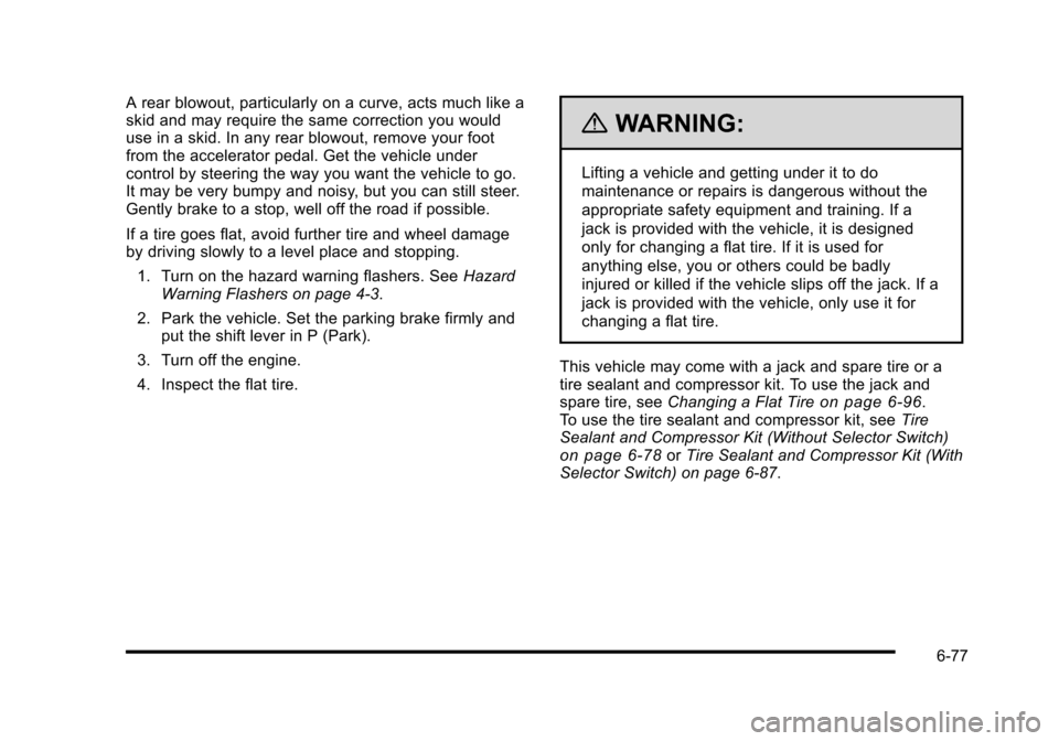 CADILLAC STS 2010 1.G Owners Manual 