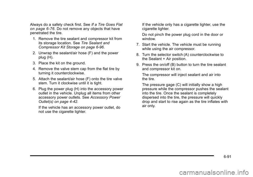 CADILLAC STS 2010 1.G Owners Manual 