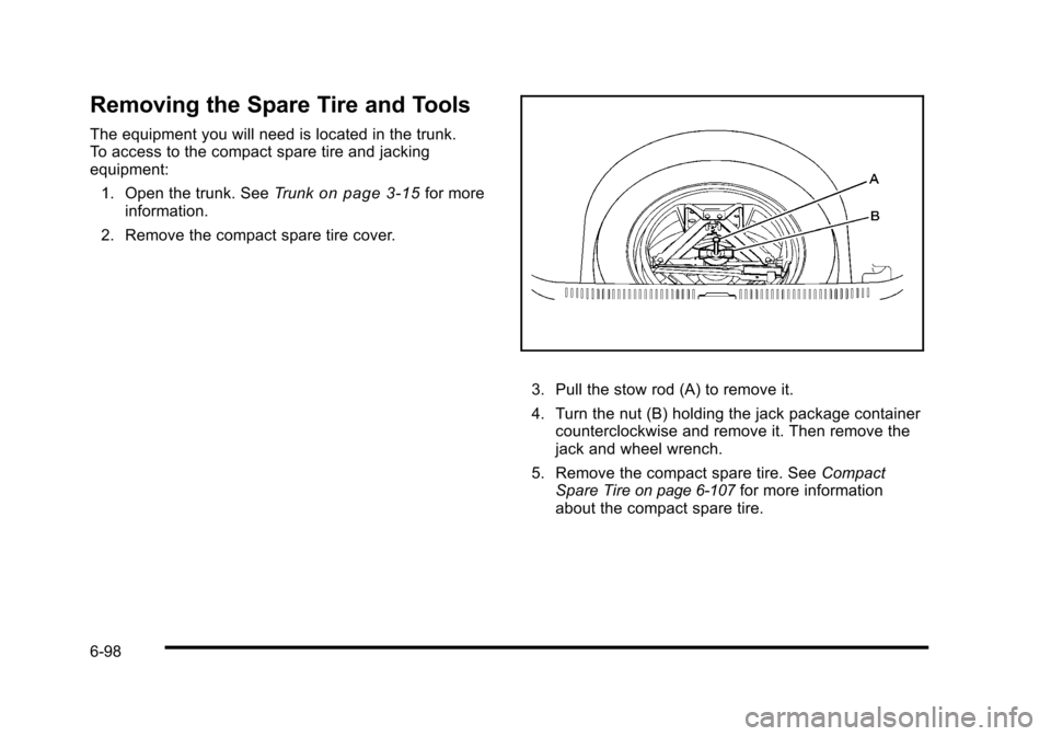 CADILLAC STS 2010 1.G Owners Manual 