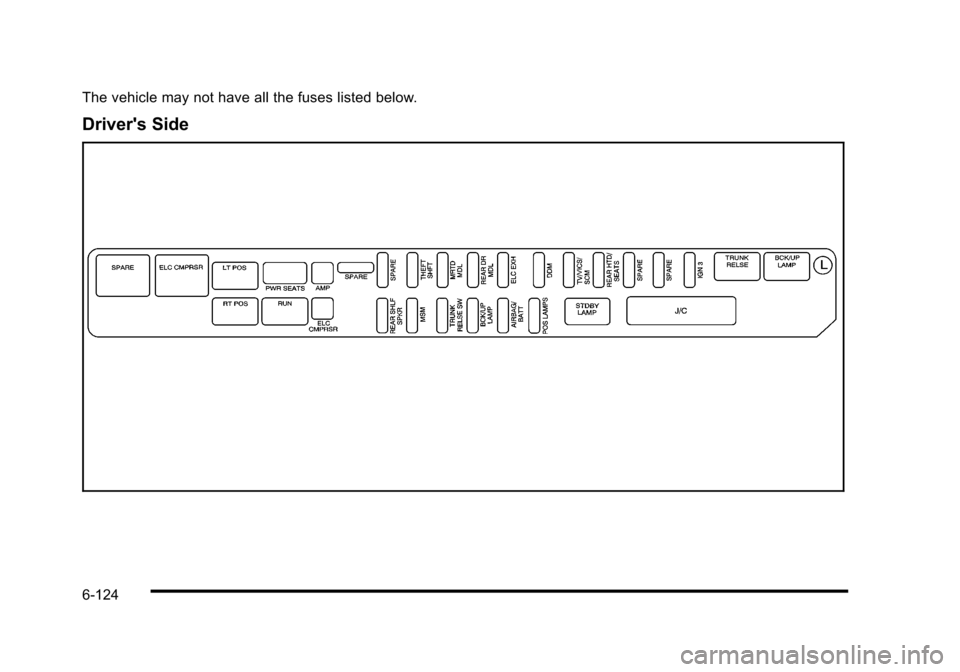 CADILLAC STS 2010 1.G Owners Manual 