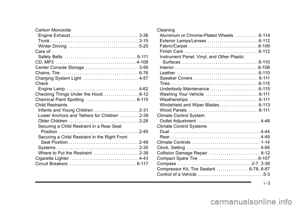 CADILLAC STS 2010 1.G Owners Manual 