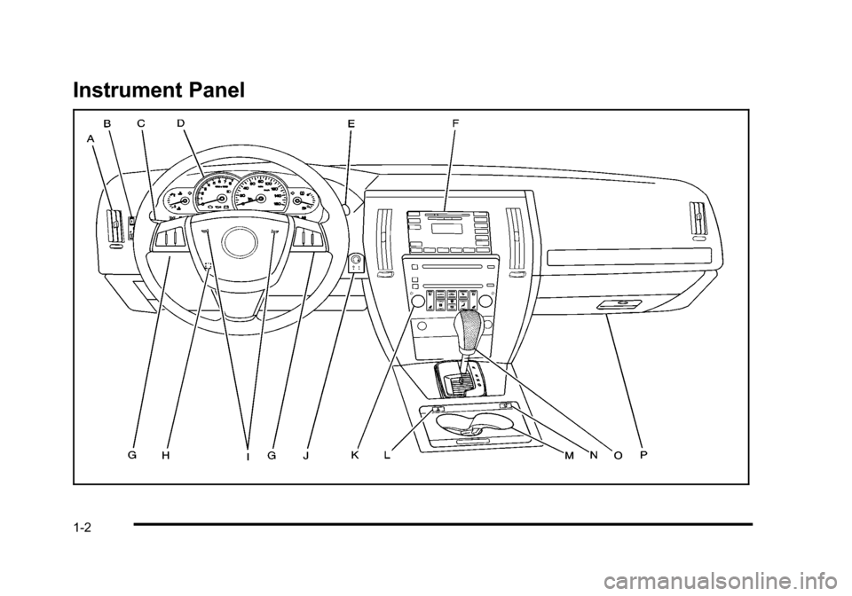 CADILLAC STS 2010 1.G Owners Manual 