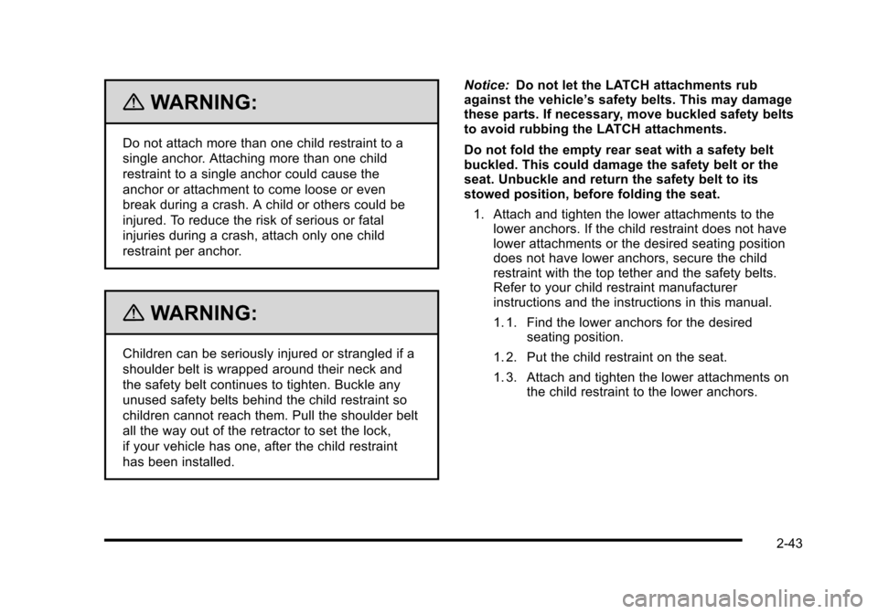 CADILLAC STS 2010 1.G Owners Manual 