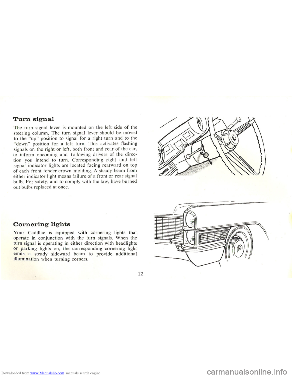CADILLAC FLEETWOOD 75 1965 1.G Owners Manual Downloaded from www.Manualslib.com manuals search engine   