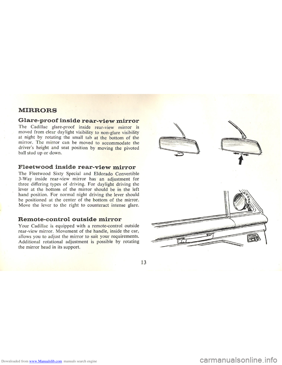CADILLAC FLEETWOOD 75 1965 1.G Owners Manual Downloaded from www.Manualslib.com manuals search engine   