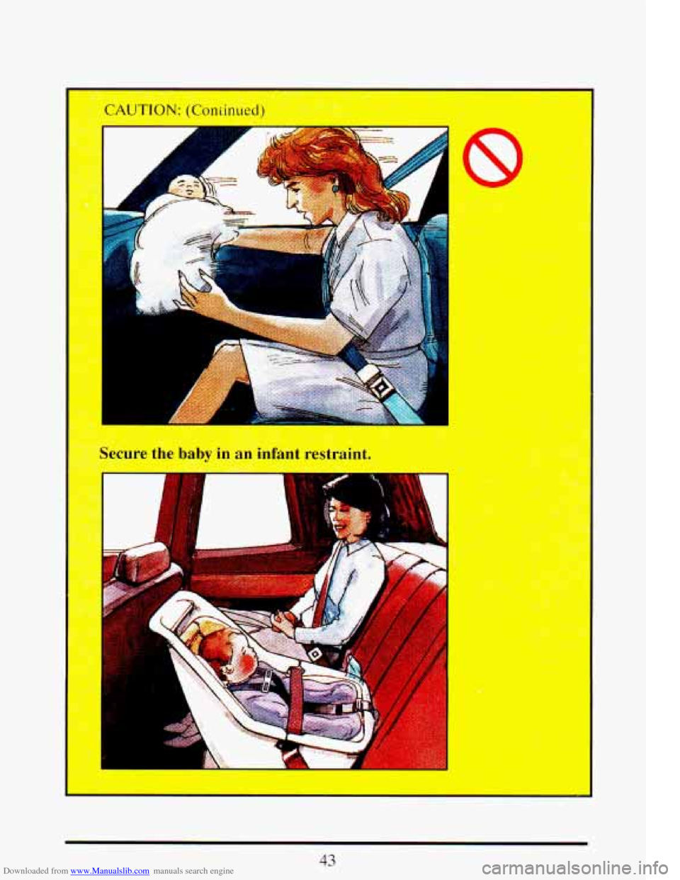 CADILLAC ELDORADO 1993 10.G Owners Manual Downloaded from www.Manualslib.com manuals search engine 43   