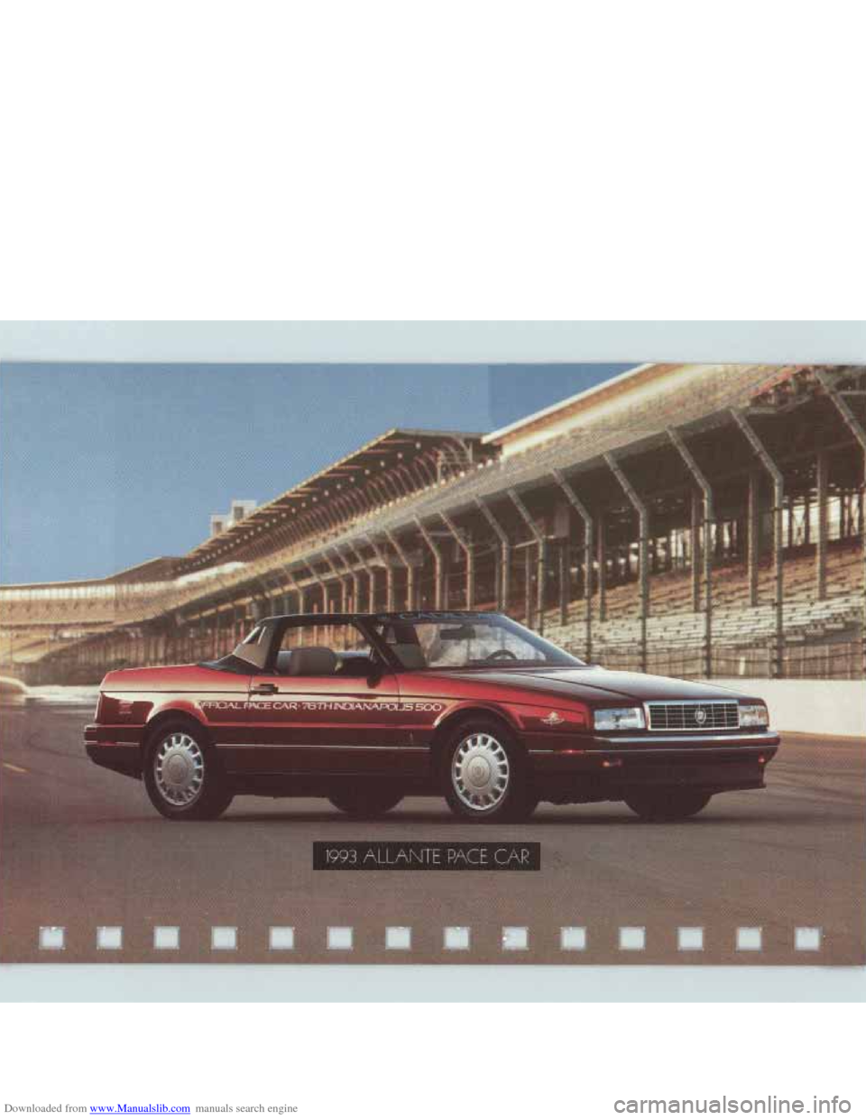 CADILLAC FLEETWOOD 1993 2.G Owners Manual Downloaded from www.Manualslib.com manuals search engine   
