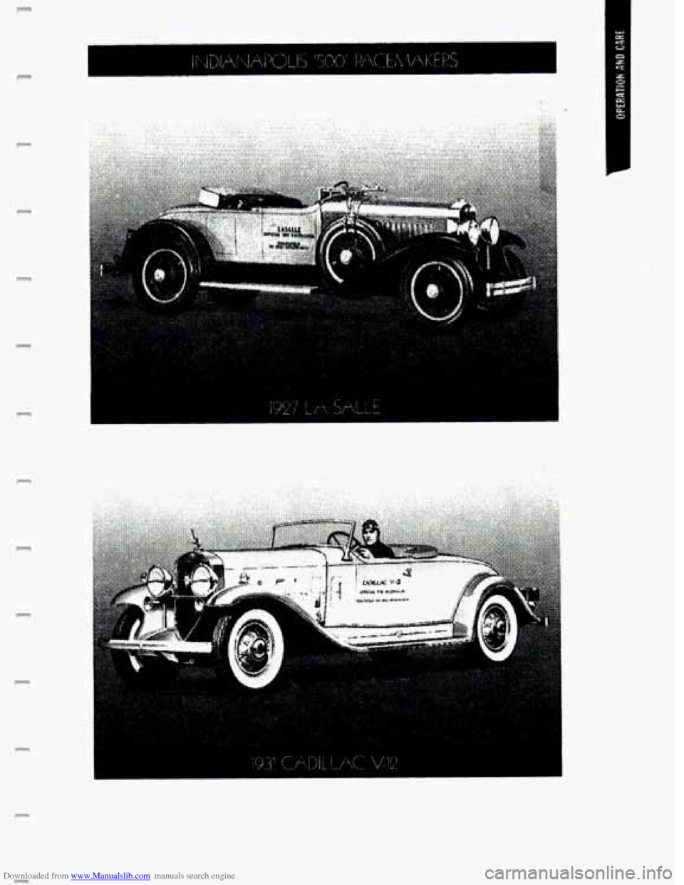 CADILLAC SEVILLE 1993 4.G Owners Manual Downloaded from www.Manualslib.com manuals search engine F 
6 
P 
4 
c   