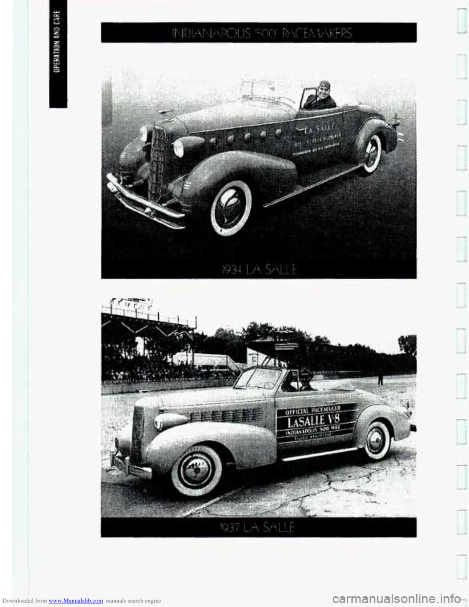 CADILLAC SEVILLE 1993 4.G Owners Manual Downloaded from www.Manualslib.com manuals search engine   