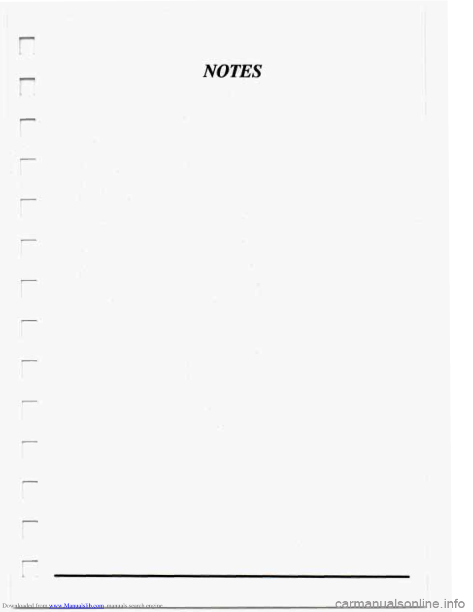 CADILLAC SEVILLE 1994 4.G Owners Manual Downloaded from www.Manualslib.com manuals search engine l, . 
NOTES 
,. 
..I; . : 
i .. .. . ..  
" r 
,_ . .. . 
. .. 
. .. 
I I- r:   