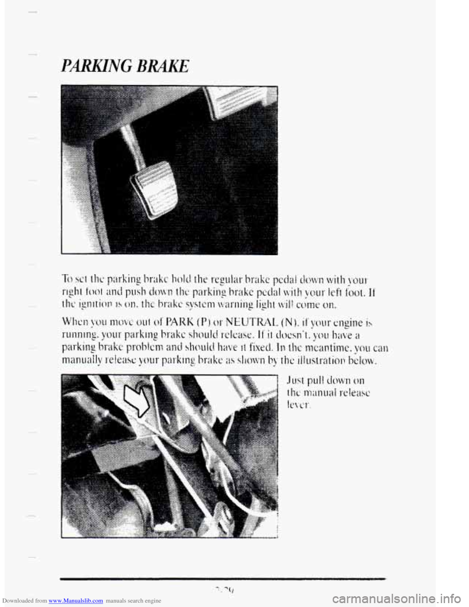 CADILLAC DEVILLE 1995 7.G Owners Manual Downloaded from www.Manualslib.com manuals search engine   