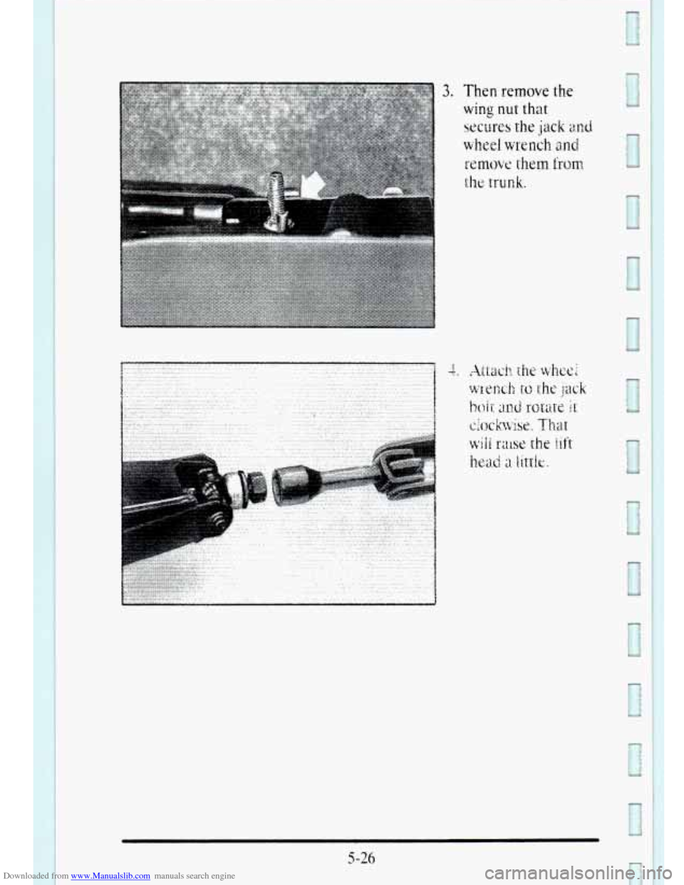 CADILLAC DEVILLE 1995 7.G Owners Manual Downloaded from www.Manualslib.com manuals search engine ,.. .  . , 
5-26   