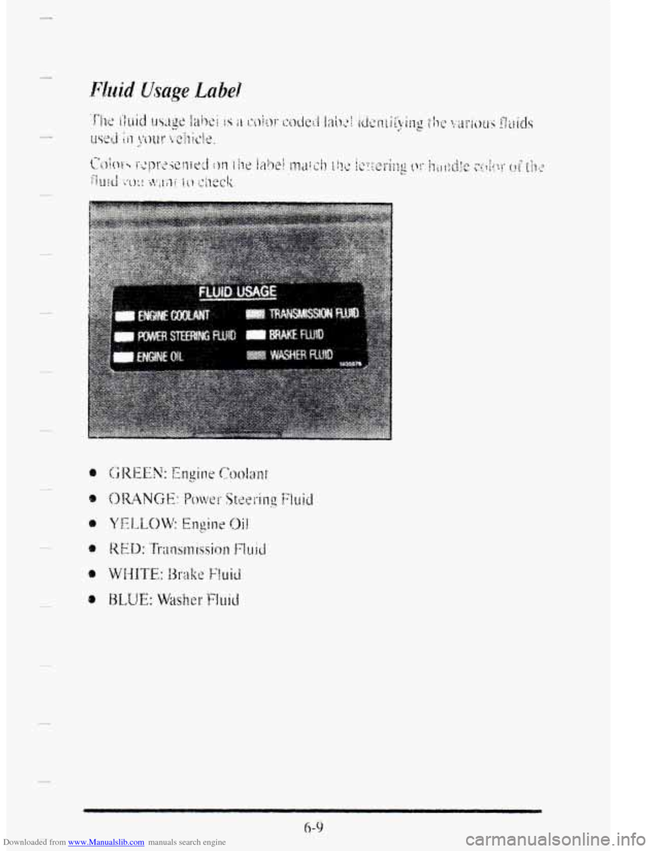 CADILLAC DEVILLE 1995 7.G Owners Manual Downloaded from www.Manualslib.com manuals search engine   