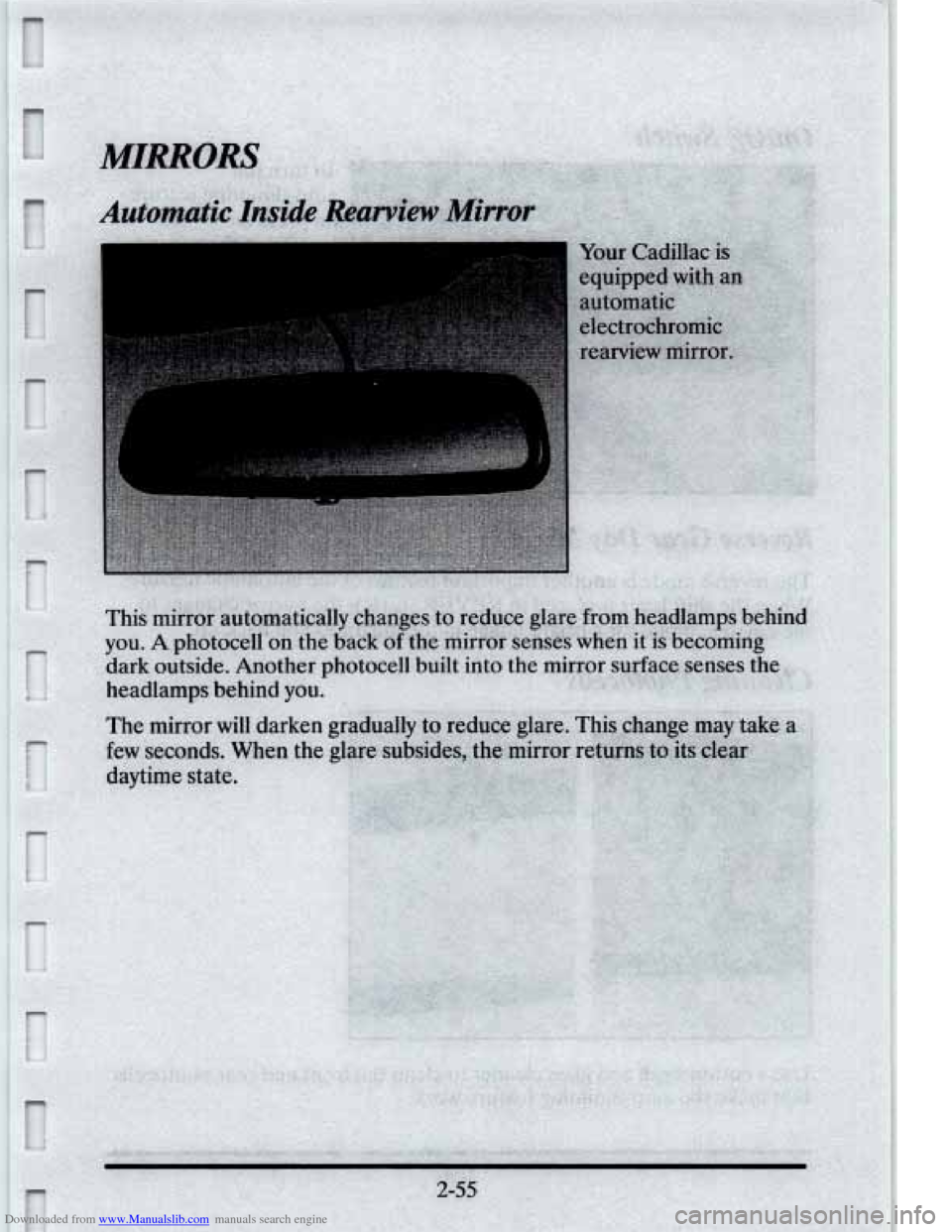 CADILLAC ELDORADO 1995 10.G Owners Manual Downloaded from www.Manualslib.com manuals search engine   