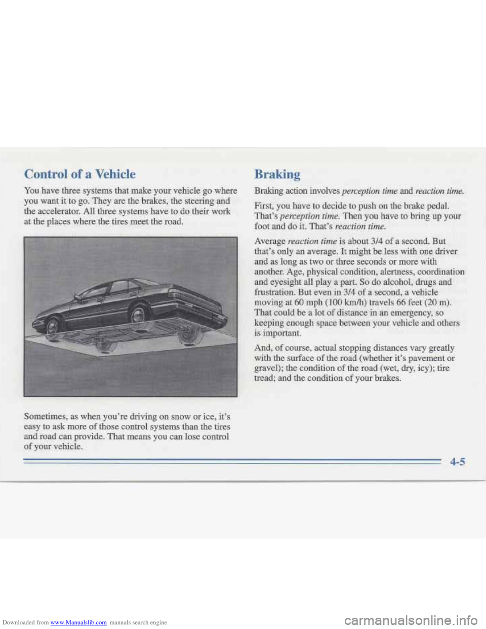 CADILLAC FLEETWOOD 1995 2.G Owners Manual Downloaded from www.Manualslib.com manuals search engine   