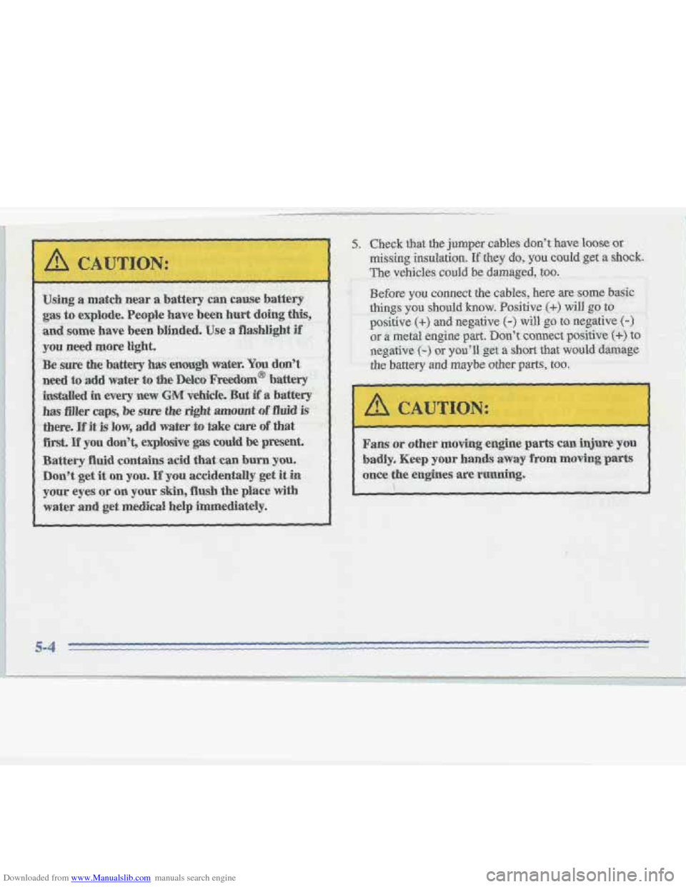CADILLAC FLEETWOOD 1995 2.G Owners Manual Downloaded from www.Manualslib.com manuals search engine   